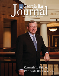 August 2011 Georgia Bar Journal Cover
