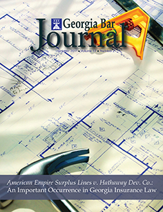 October 2011 Georgia Bar Journal Cover