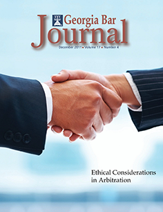 December 2011 Georgia Bar Journal Cover