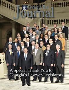 February 2012 Georgia Bar Journal Cover