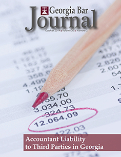 October 2014 Georgia Bar Journal Cover