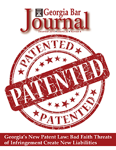 December 2014 Georgia Bar Journal Cover