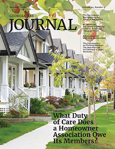 December 2016 Georgia Bar Journal Cover