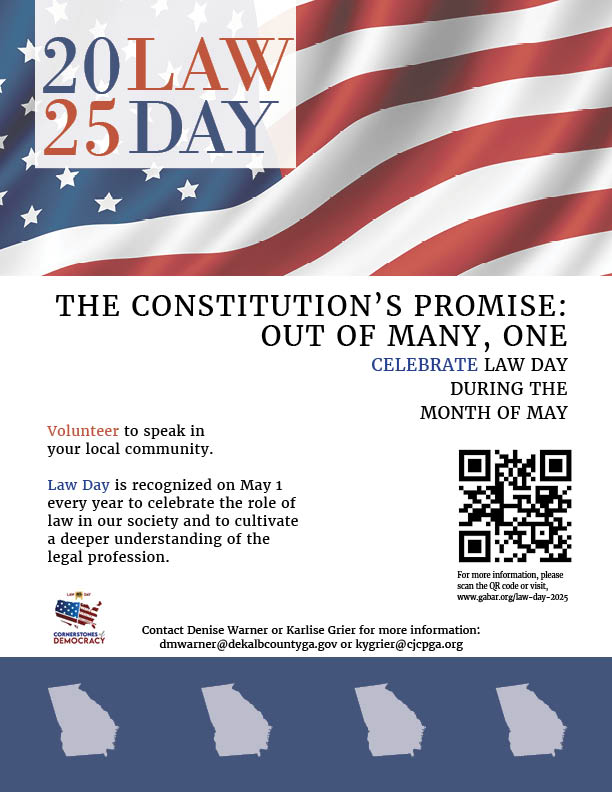 flyer for 2025 Law Day